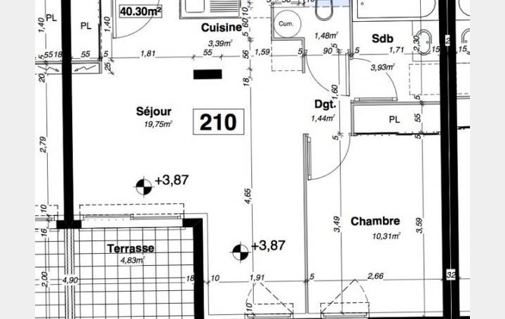 Annonces SAINTGENISLAVAL : Appartement | PALAVAS-LES-FLOTS (34250) | 40 m2 | 175 275 € 
