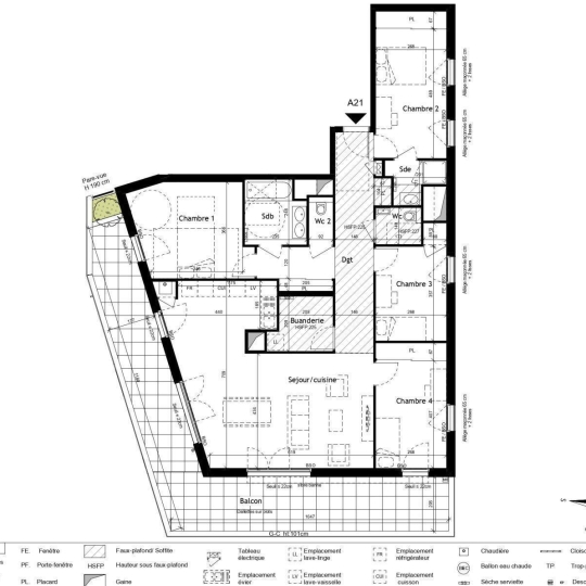  Annonces SAINTGENISLAVAL : Apartment | LYON (69009) | 130 m2 | 610 000 € 