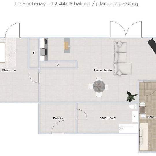  Annonces SAINTGENISLAVAL : Autres | LYON (69007) | 43 m2 | 249 000 &euro; 