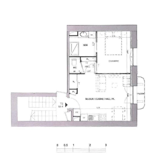  Annonces SAINTGENISLAVAL : Appartement | LYON (69005) | 37 m2 | 249 000 € 