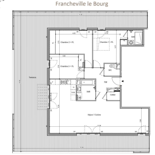 Annonces SAINTGENISLAVAL : Appartement | FRANCHEVILLE (69340) | 105 m2 | 785 000 € 