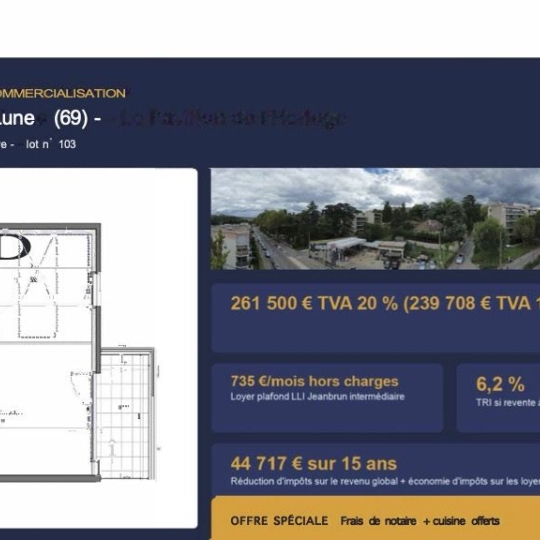  Annonces SAINTGENISLAVAL : Appartement | TASSIN-LA-DEMI-LUNE (69160) | 42 m2 | 239 708 &euro; 